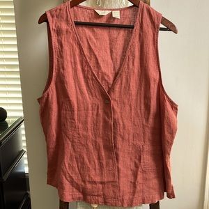 J. Jill linen vest